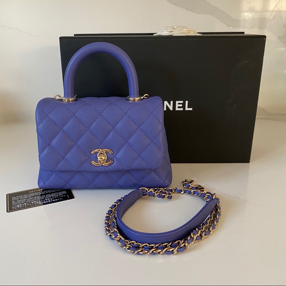 Authentic Chanel Extra Mini Coco Handle